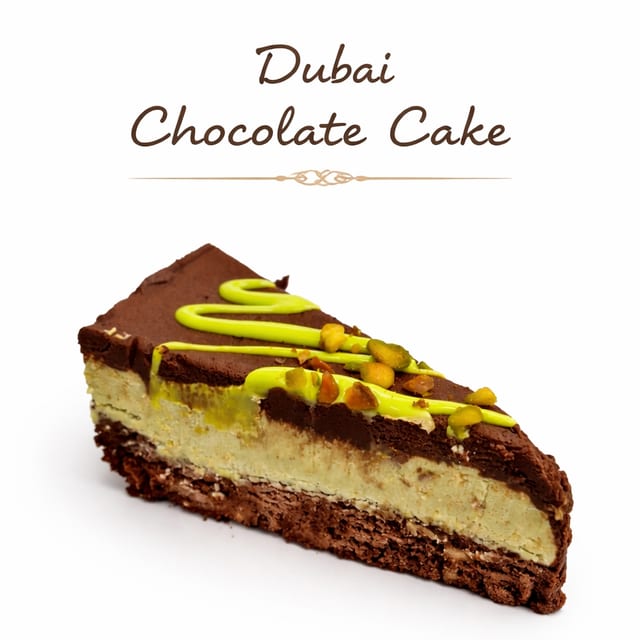 Dubai Chocolate Cake.